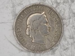 10 rappen 1881