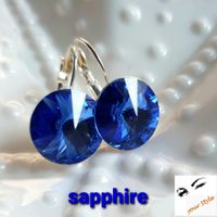 Ohrringe mit Swarovski Kristallen => 9 Farben zur Auswahl 💎