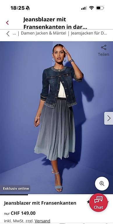 Heine Giacche: Jeans Blazer Jacke – Usato da Biberstein venduto da quinto04 2