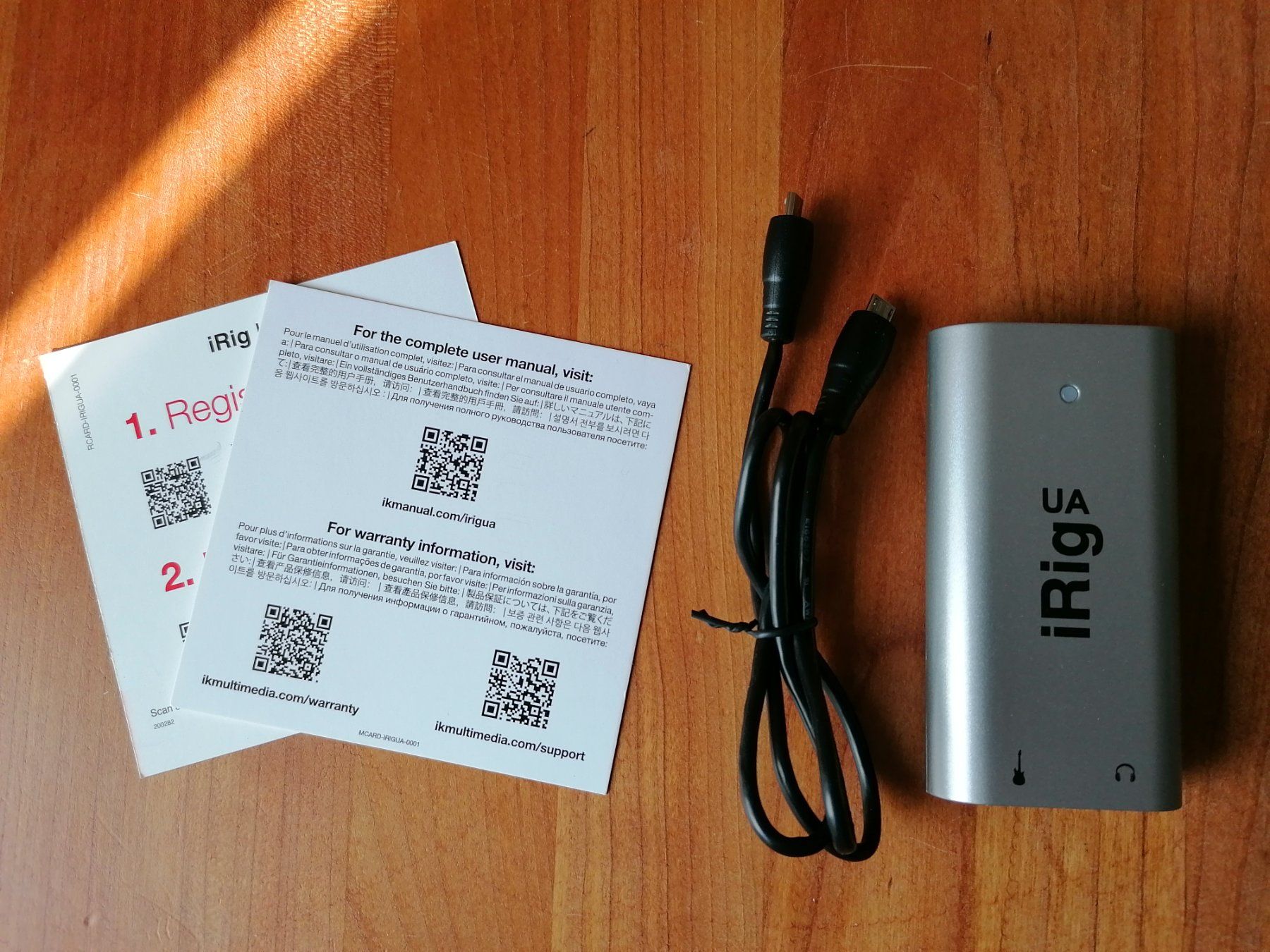 Registratori: IK Multimedia iRig UA Guitar Processor Interface – Usato da Basel venduto da Fiona-Lea 1