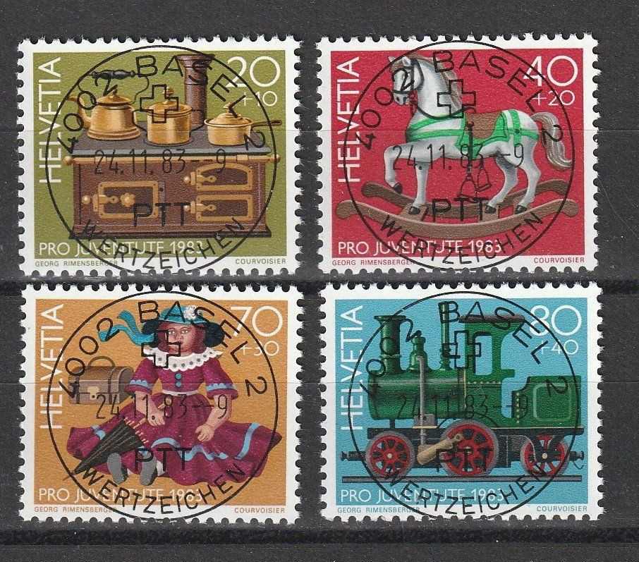 Alle Briefmarken: 1983 Pro Juventute ET - Vollstempel BASEL 2 – Neu (gemäss Beschreibung) aus Homburg von masina01