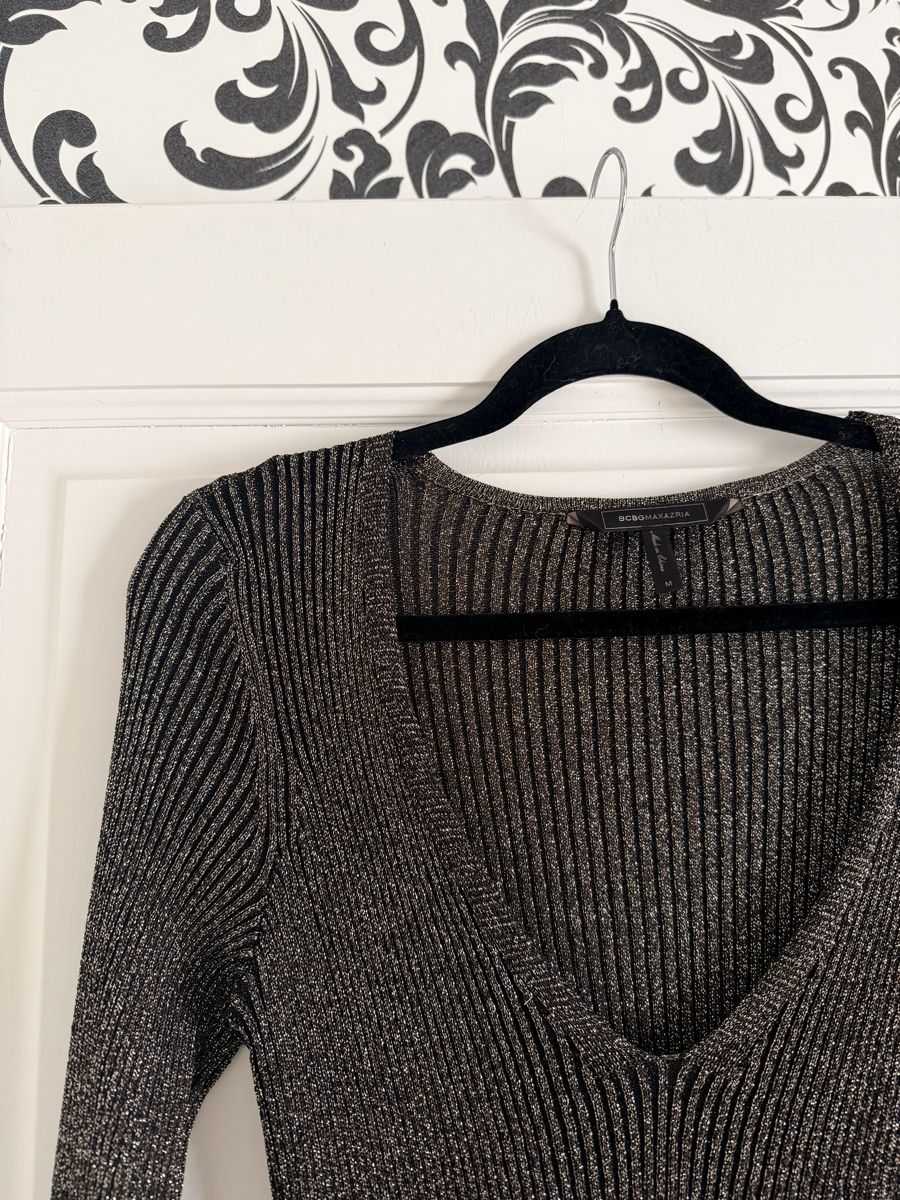 Vestiti: BCBGMAXAZRIA Metallic Knit Mini Dress – Usato da Corsier-sur-Vevey venduto da Kristina.Nova 2