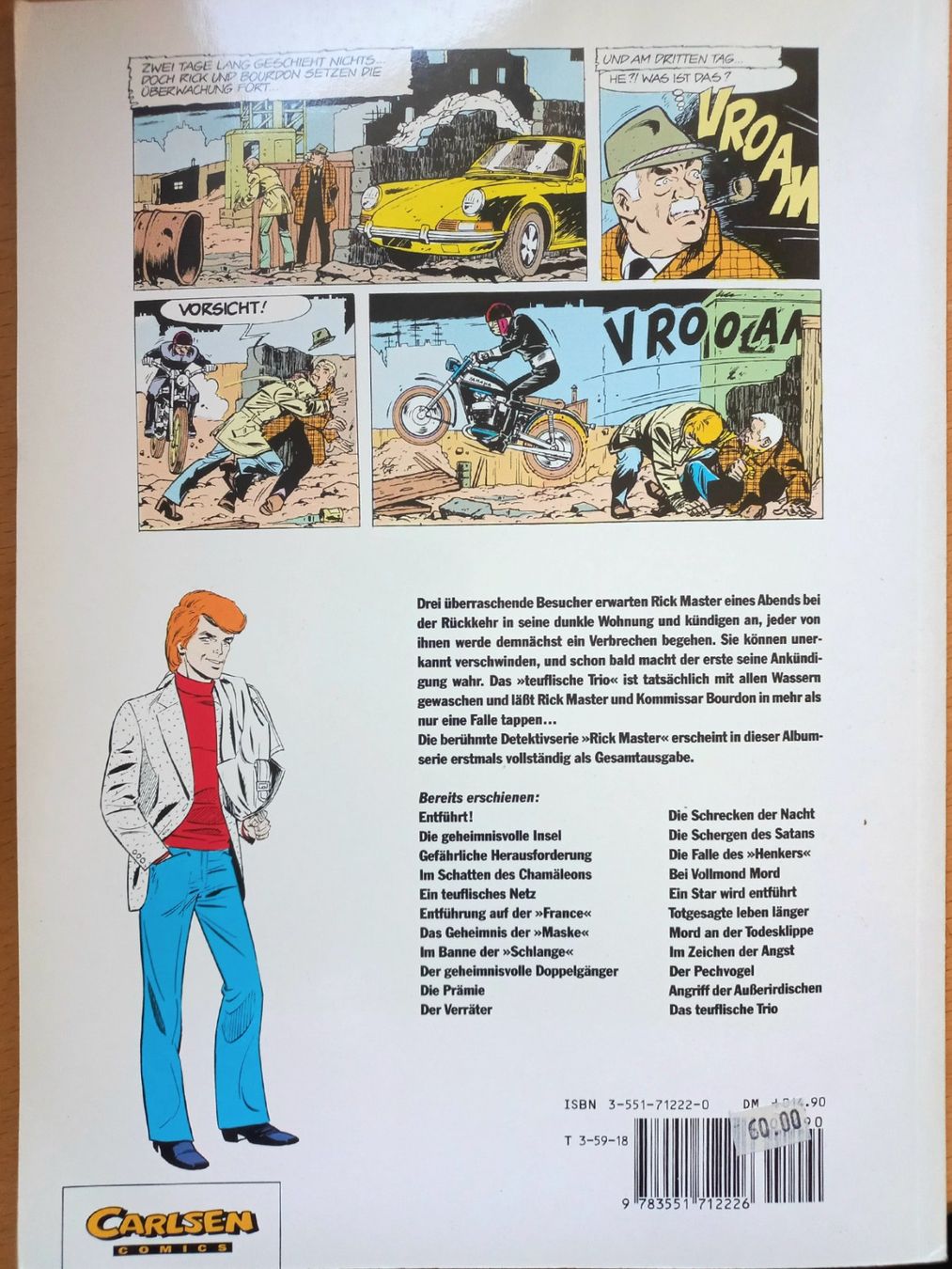 Fumetti: Comic - Rick Master 22 - Das Teuflische Trio – Usato da Niederuzwil venduto da lubimaja 4