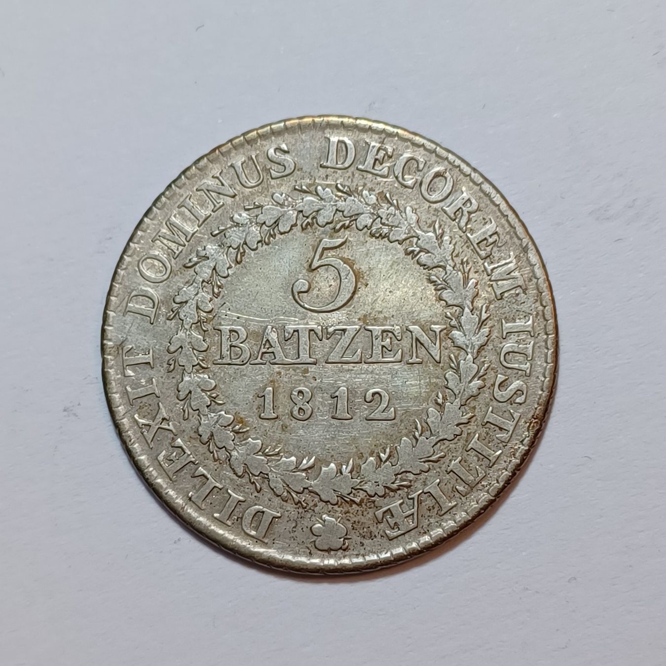 Tutti le monete: 5 Batzen 1812 Obwalden – Usato da Pfäffikon ZH venduto da Schweizer_Muenzen