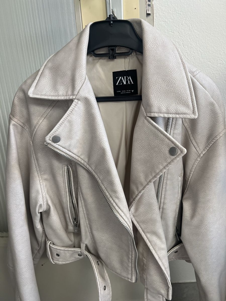 Zara Giacche: Zara Lederjacke Kunstleder Gr. M beige – Nuovo (secondo la descrizione) da Kirchberg BE venduto da lea_kb6y 2