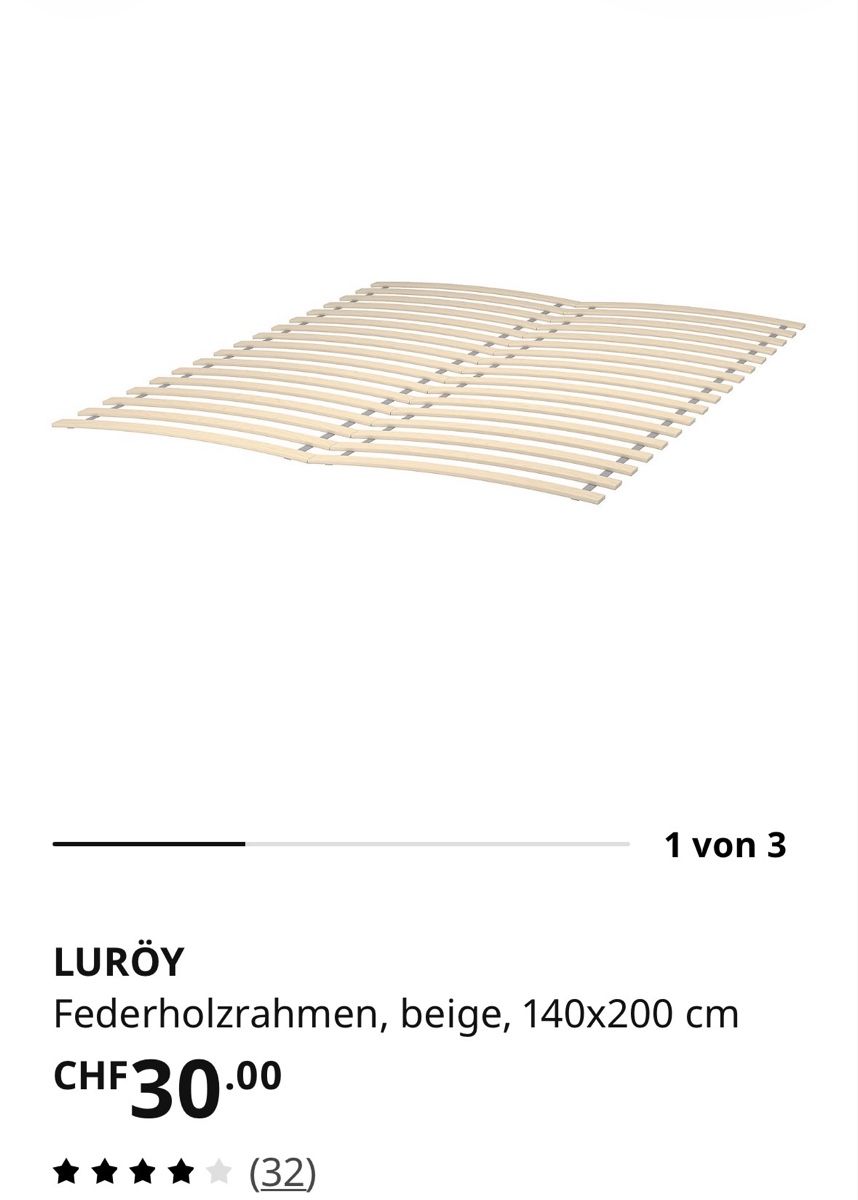 Ikea Sommiers: IKEA Lattenrost – Neuf (Voir description) à Flaach par Banane1977blau