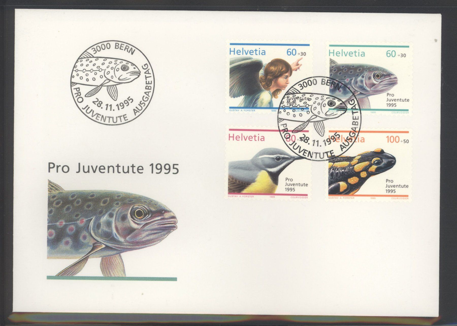 Tutti i francobolli: 1995, FDC, Pro Juventute – Usato da Willisau venduto da Vollstempel