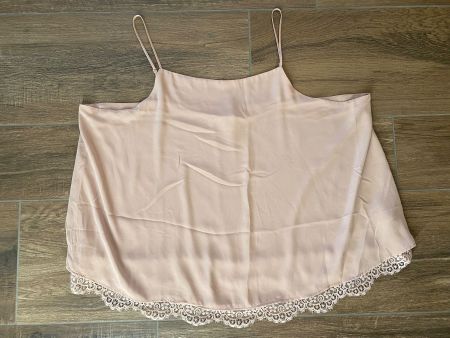 H&M Top mit Spitze rosa Gr. 54