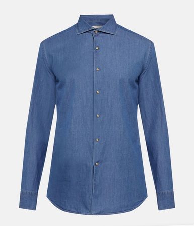 Lorenzoni Jeanshemd - Grösse XL