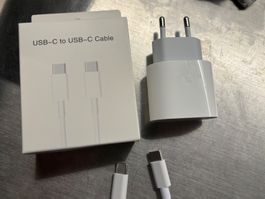 iPhone, Samsung, Huawei uvm. USB C Kabel + USB C Adapter