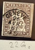 SCHWEIZER BRIEFMARKE STRUBEL