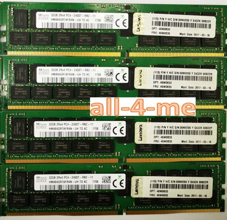 A-Tech 128GB (4x32GB) 4Rx4 PC3L-10600L DDR3 / DDR3L 1333 MHz ECC LRDIMM