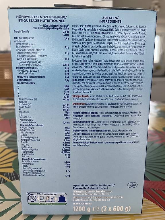 Cibi & Specialità: Aptamil Pronutra PRE (1x 600g) – Nuovo e nell'imballaggio originale da Bonstetten venduto da mar_f7dr 4