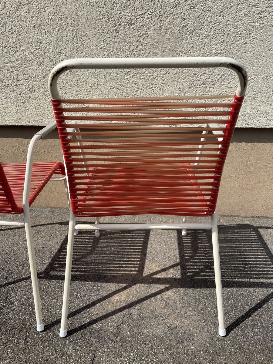Sedie: Spaghetti Stühle Rot/Weiss  2 Stück – Usato da dietikon venduto da fernando011 6