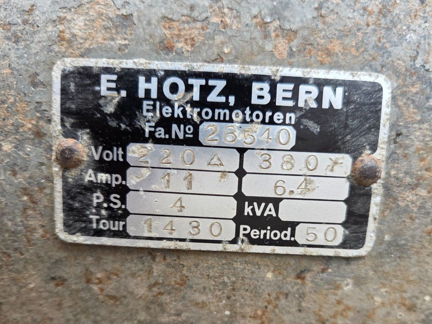 Motori: Elektromotor – Usato da Kernenried venduto da hpjw 5