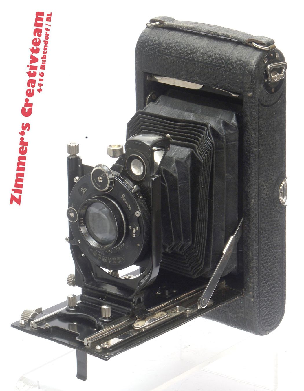Fotocamera: gr. ICA Klappkamera mit Dominar 15cm 4.5 – Usato da Bubendorf venduto da zimmers_creativteam