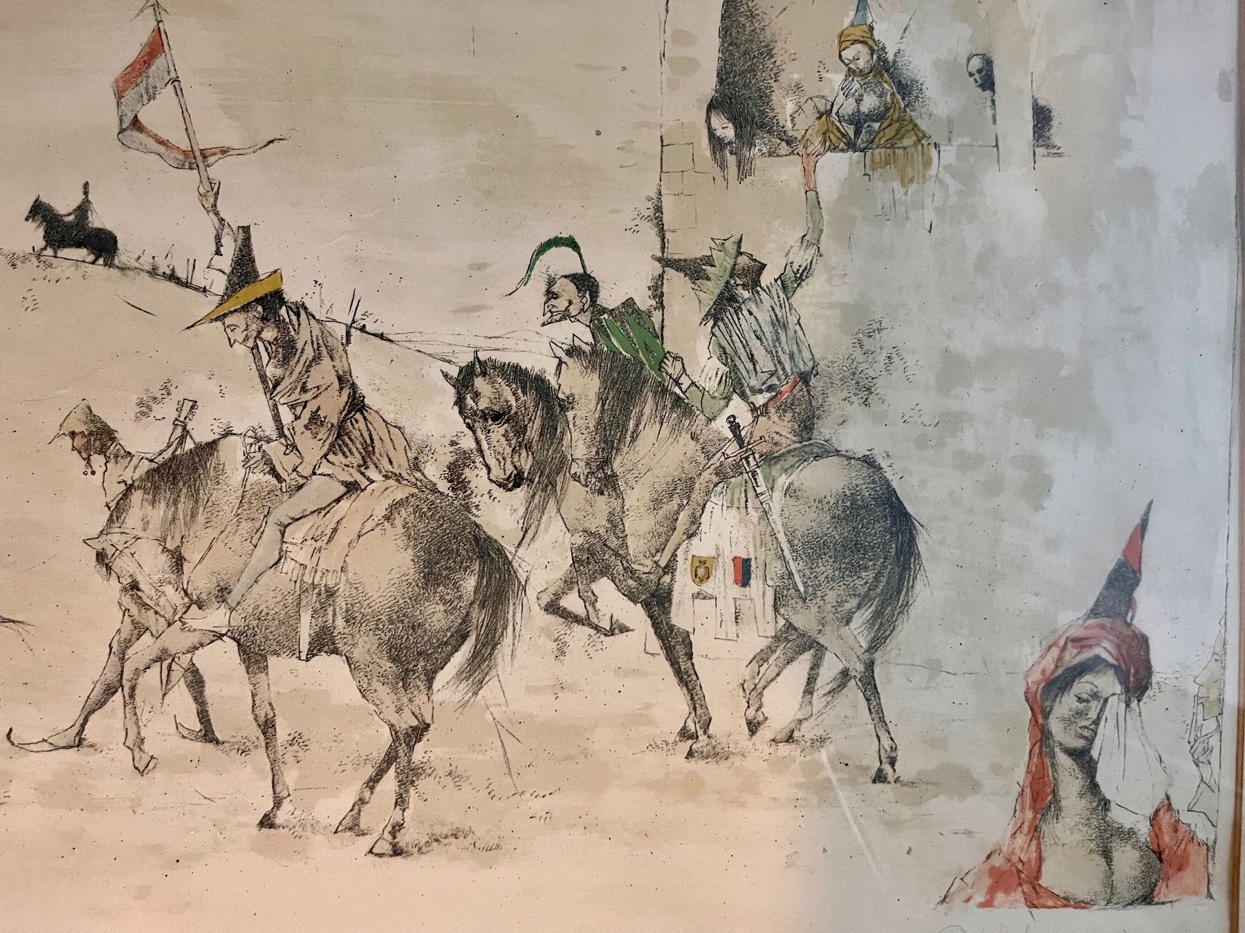 Grafiken & Lithographien: Lithographie Bachmann Otto 83/100 Ritterschlag – Gebraucht aus Uster von colmo 2