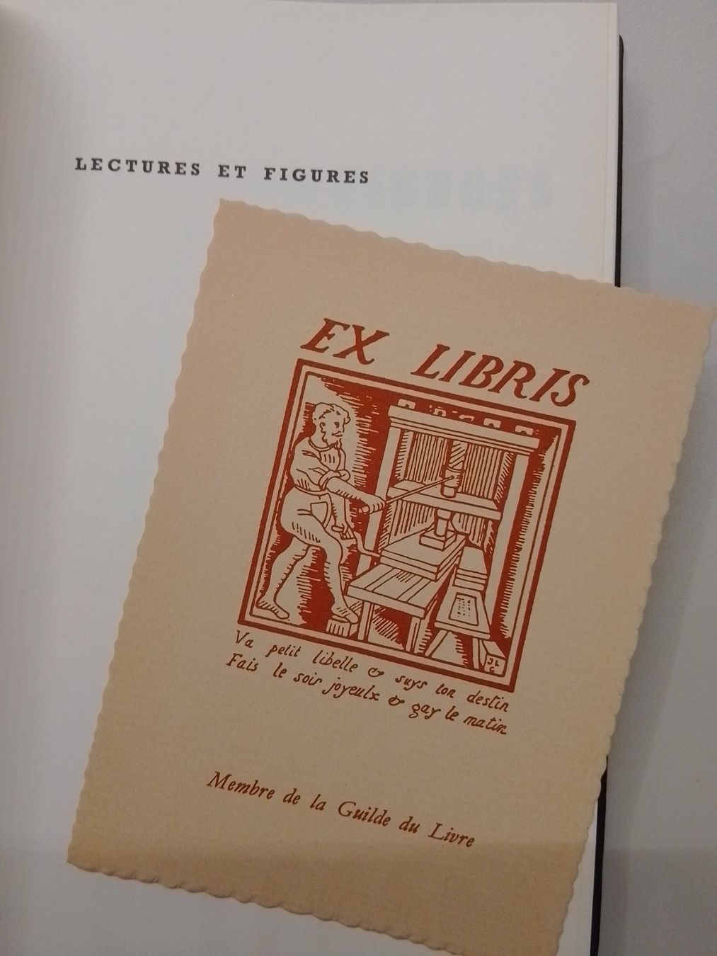 Bücher: Lectures et figures, biographies d'auteurs, 1956 – Neu (gemäss Beschreibung) aus Echandens von Gamora32 8