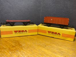 WESA 2 Güterwagen SBB CFF 1:100 Top Zustand & OVP