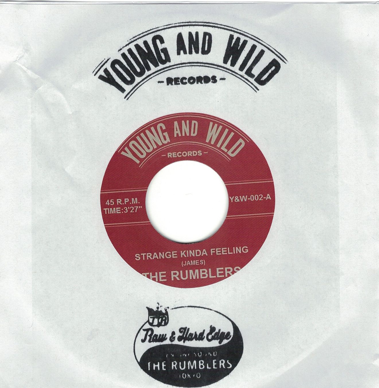 Dischi in vinile: ROCKABILLY Rumblers - Strange Kinda Feeling 7", Single – Usato da Lugano venduto da mdal