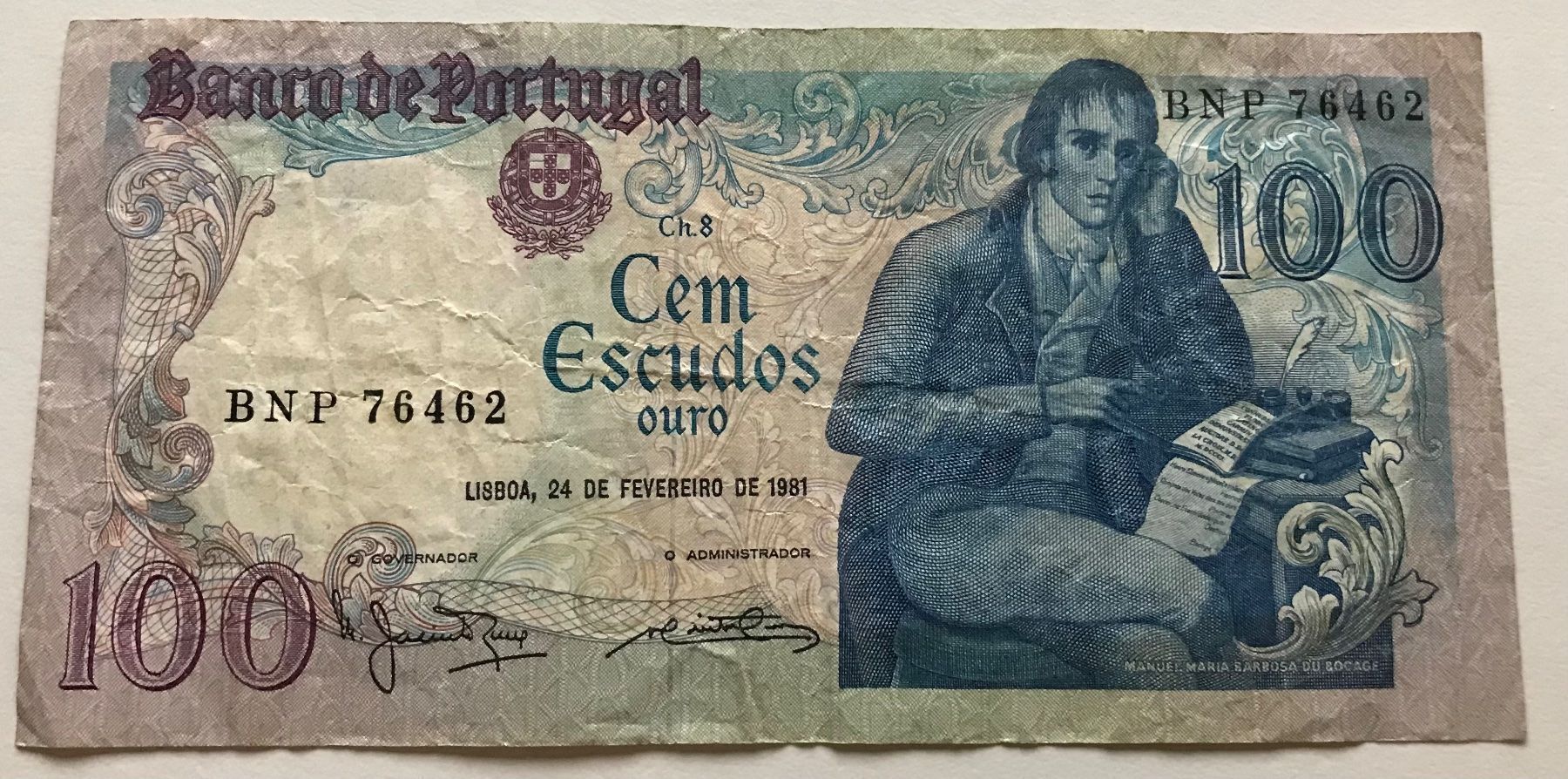 Banconote: Portugal 100 Escudos 1981 – Usato da Algetshausen venduto da Carrhard