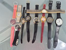 Uhren Konvolut Swatch .Onsa.Play Boys und andere. defekt