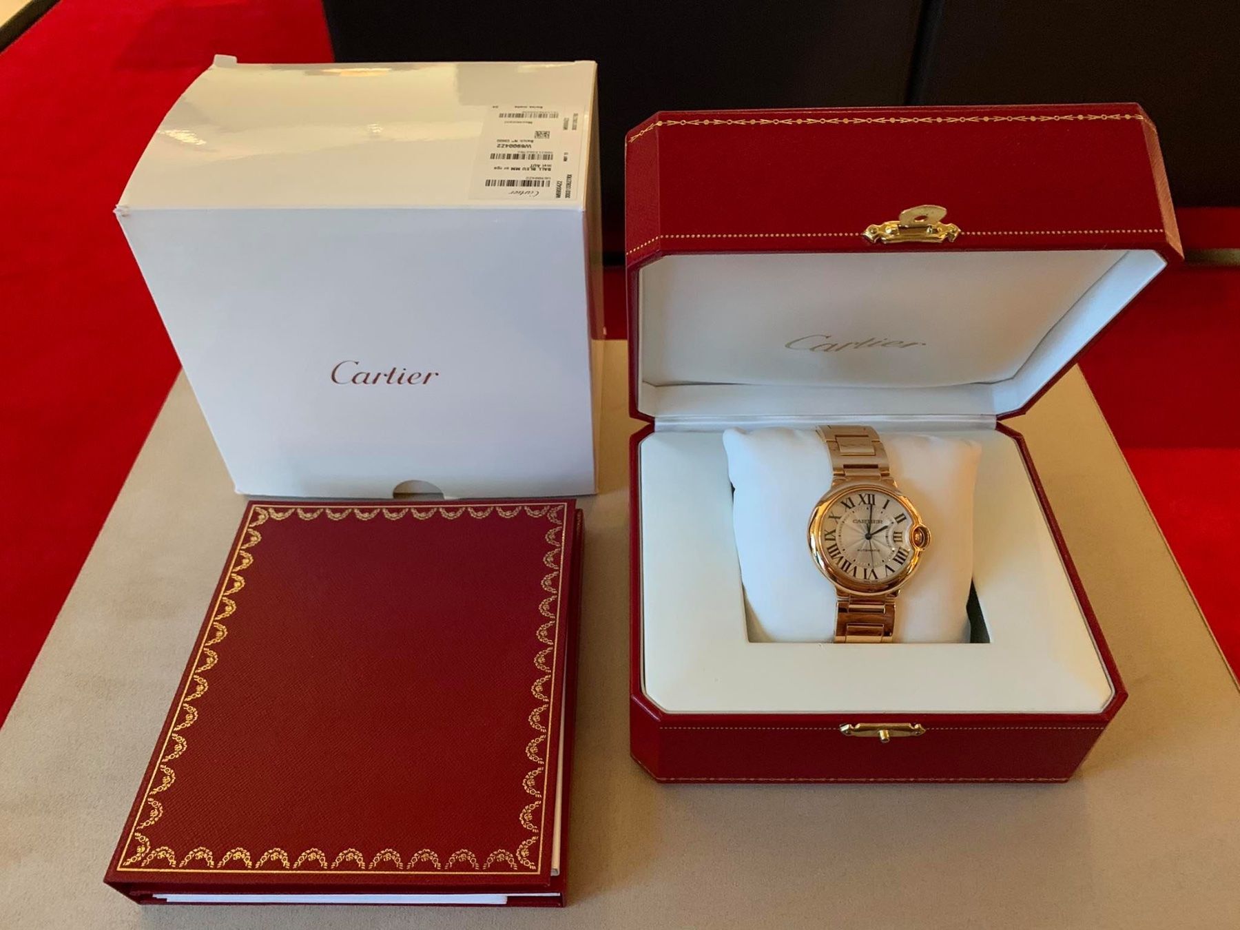 Cartier Orologi: Cartier Ballon Blue Gold 42mm – Nuovo e nell'imballaggio originale da Triesen venduto da hor_6kx9 2