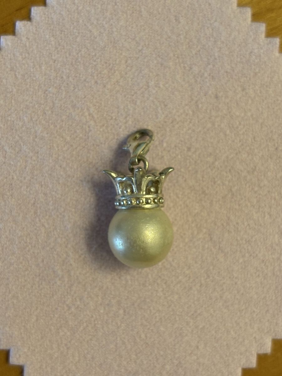 Thomas Sabo Ciondoli: Thomas Sabo Anhänger Krone mit Perle Silber – Usato da Uetikon am See venduto da ansi2601 1