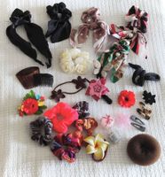 Konvolut Haarschmuck Haargummi Haarklammer Spangen Haar Kamm