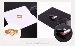 Foto-Shooting Requisiten Set - Schwarz & Weiss Top!