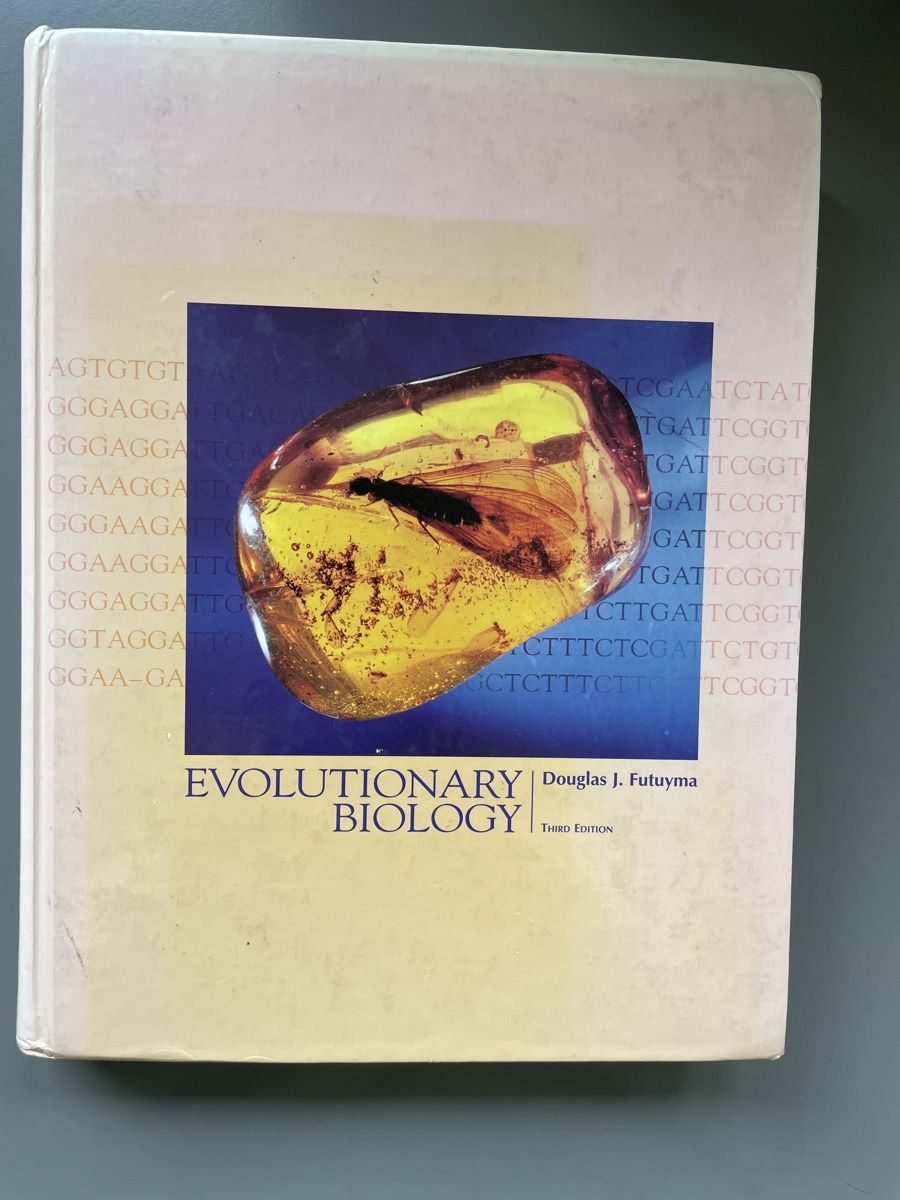 Libri: Evolutionary Biology, Futuyma, 3rd Edition – Usato da Zürich venduto da ehupp
