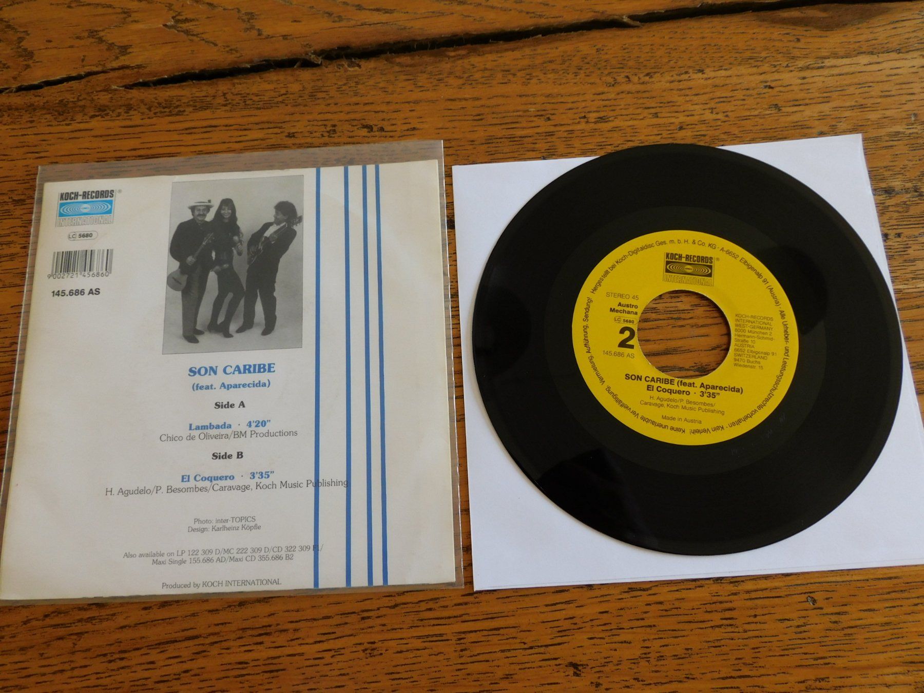 Dischi in vinile: Son Caribe Featuring Aparecida – Lambada – Usato da Emmenbrücke venduto da lamorak 1