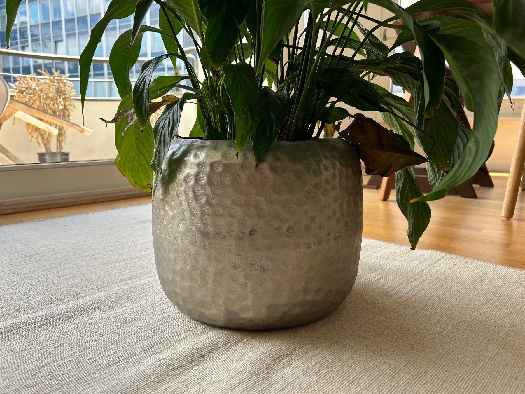 Vasi per fiori: Cache-pot design martelé - 30x30 cm – Usato da Genève venduto da julian-b 1