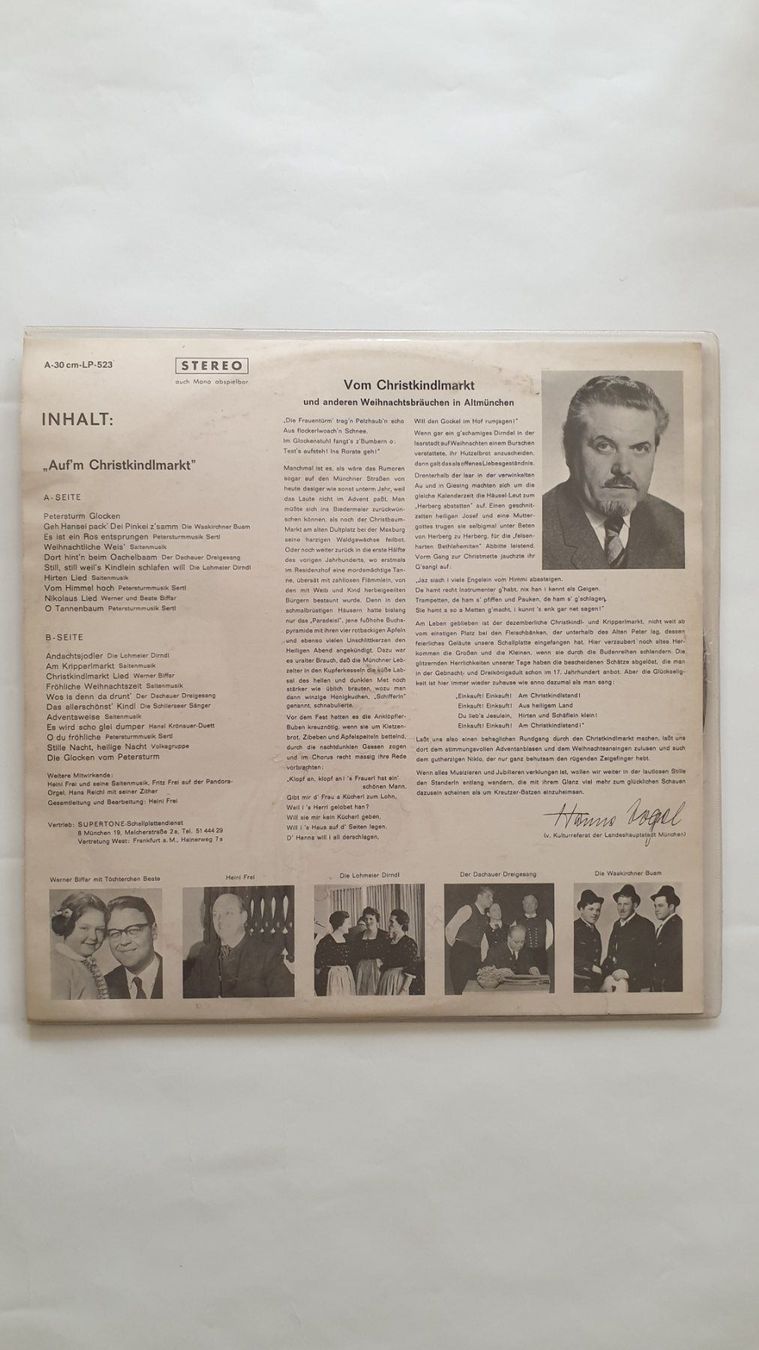 Schallplatten: Auf'm Christkindlmarkt – Gebraucht aus Goldach von armando_r 1