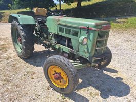 Oldtimer Traktor Bührer mit Messerbalken