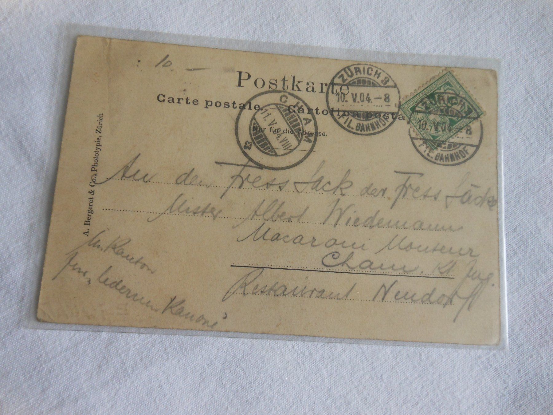 Cartoline postali: Ansichtskarte – Usato da Stäfa venduto da Espressa 1