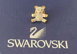 Swarovski vintage Brosche 18k vergoldet original