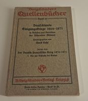 Voigtländer Quellenbücher Band 16, Krieg 1870/71