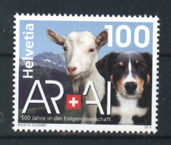 Tutti i francobolli: 2013,  AR&AI 500 Jahre Eidgenossenschaft ** (2) – Usato da Willisau venduto da Vollstempel