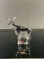 Elch Glas farblos massiv Orrefors Schweden 70er Jahre