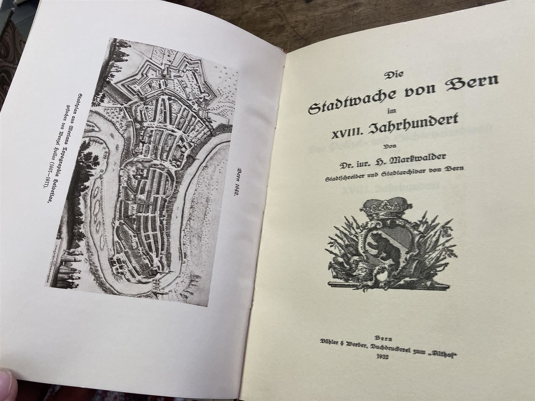 Libri: 1932 Die Stadtwache von Bern – Usato da Bern venduto da Jwpm66 1