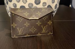 Porte-cartes Louis Vuitton toile Monogram usagé
