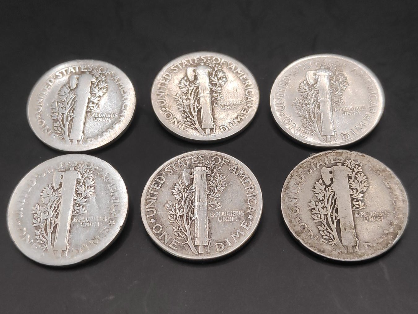 Toutes les monnaies: 6x Silber Dimes "Mercury" – D'occasion à Sirnach par Trekk64 1