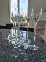 11 elegante langstielige Prosecco oder Weingläser,