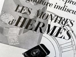 Hermes Watch - 2 alte Werbungen / Publicités 1931