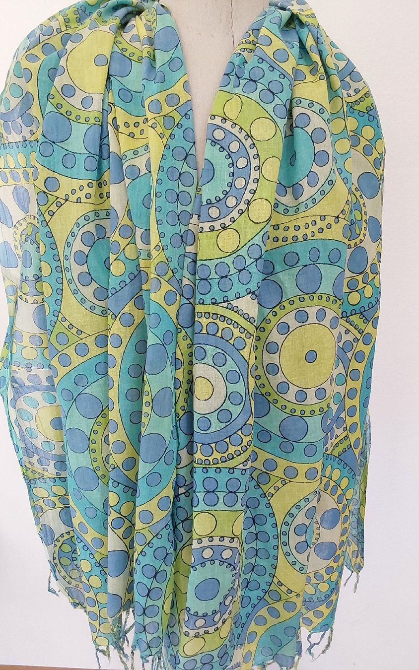 Foulard & Sciarpe: Schal Pareo Baumwolle – Usato da Köniz venduto da scopello12 1