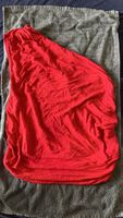 Top asymétrique rouge