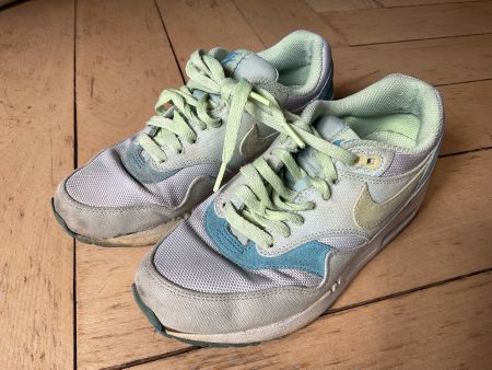 Nike Air Max Grösse 37.5 gelb weiss hellblau