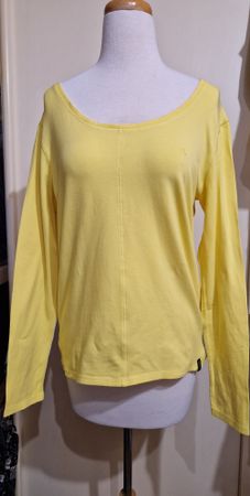 Naturaline Langarmshirt, gelb, Grösse L,  ungetragen
