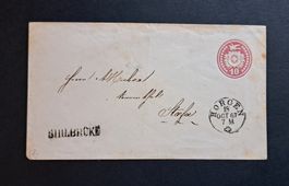 Tüblibrief seltener Stabstempel Sihlbrüke (Sihlbrücke)